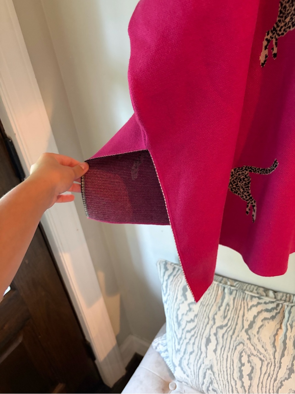 entro Fuchsia Ribbed Knit Sweater - Picture 7 of 7
